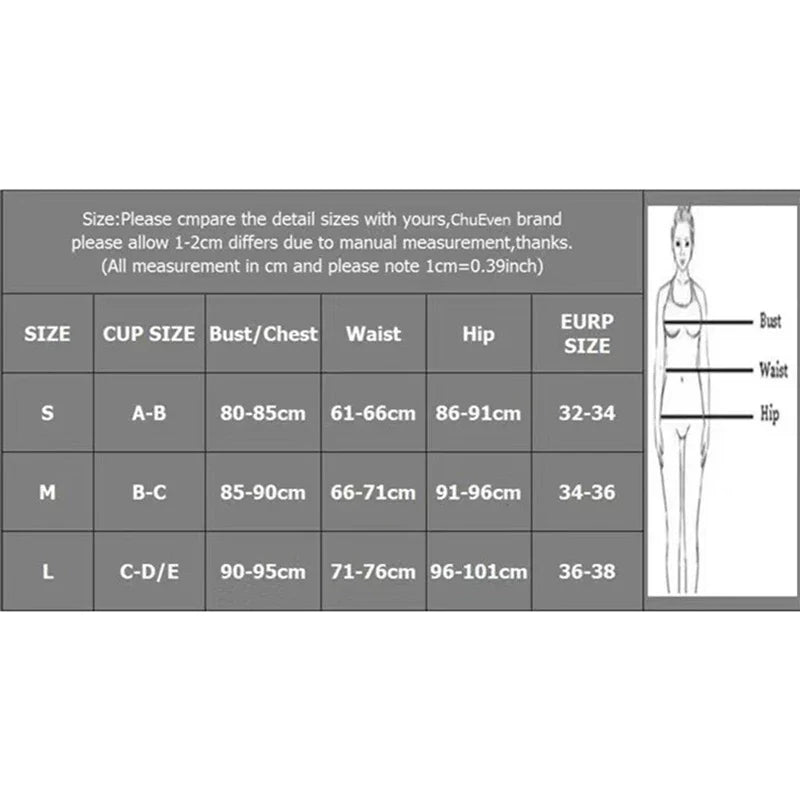Halter Bandage three piece swimsuit
