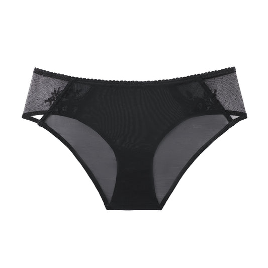 Stretch Lace & Mesh Hipster Brief