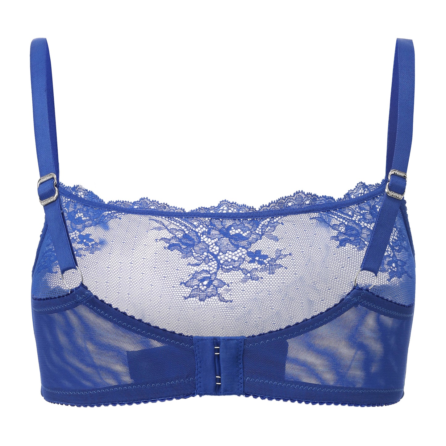 Full Coverage Sheer Lace Underwire Bra