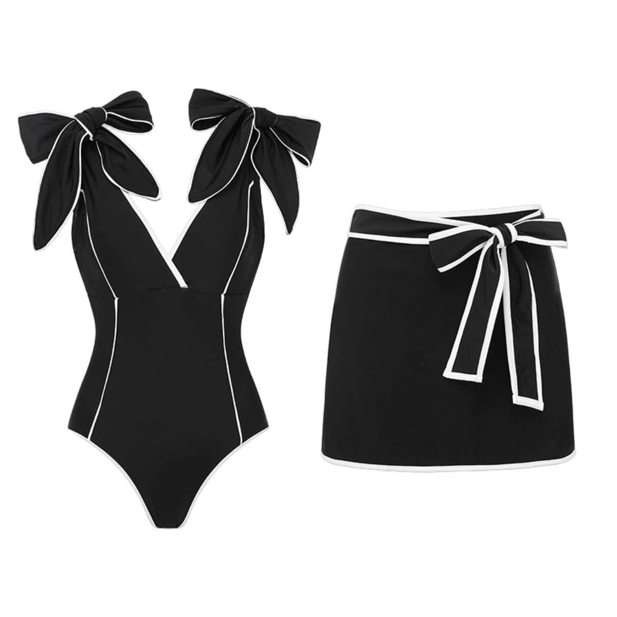 Sweet Girl Bow Swim Set