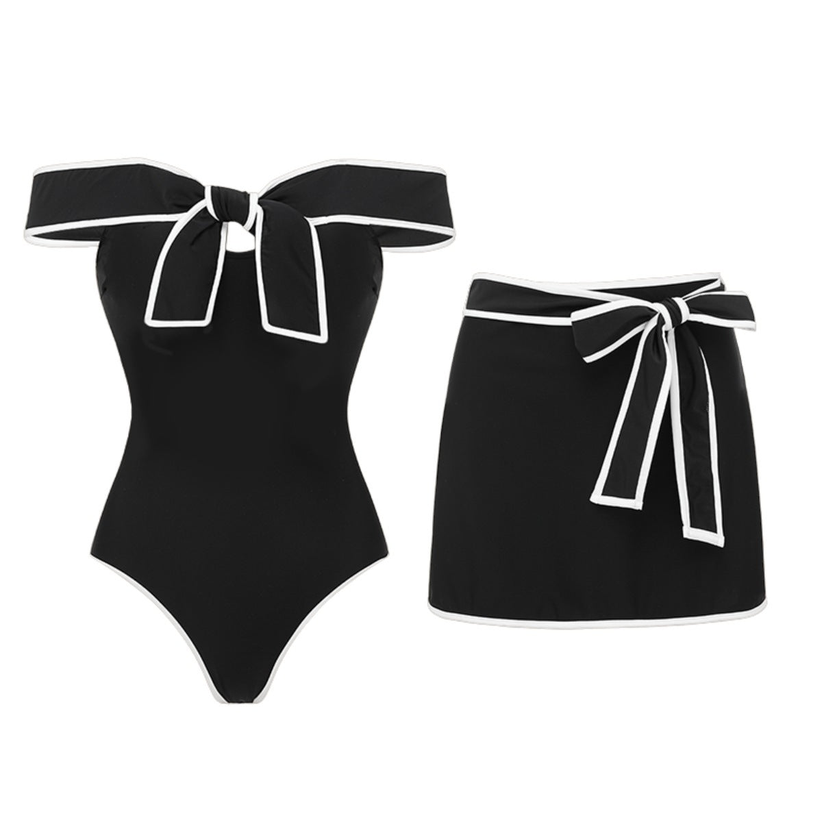 Sweet Girl Bow Swim Set