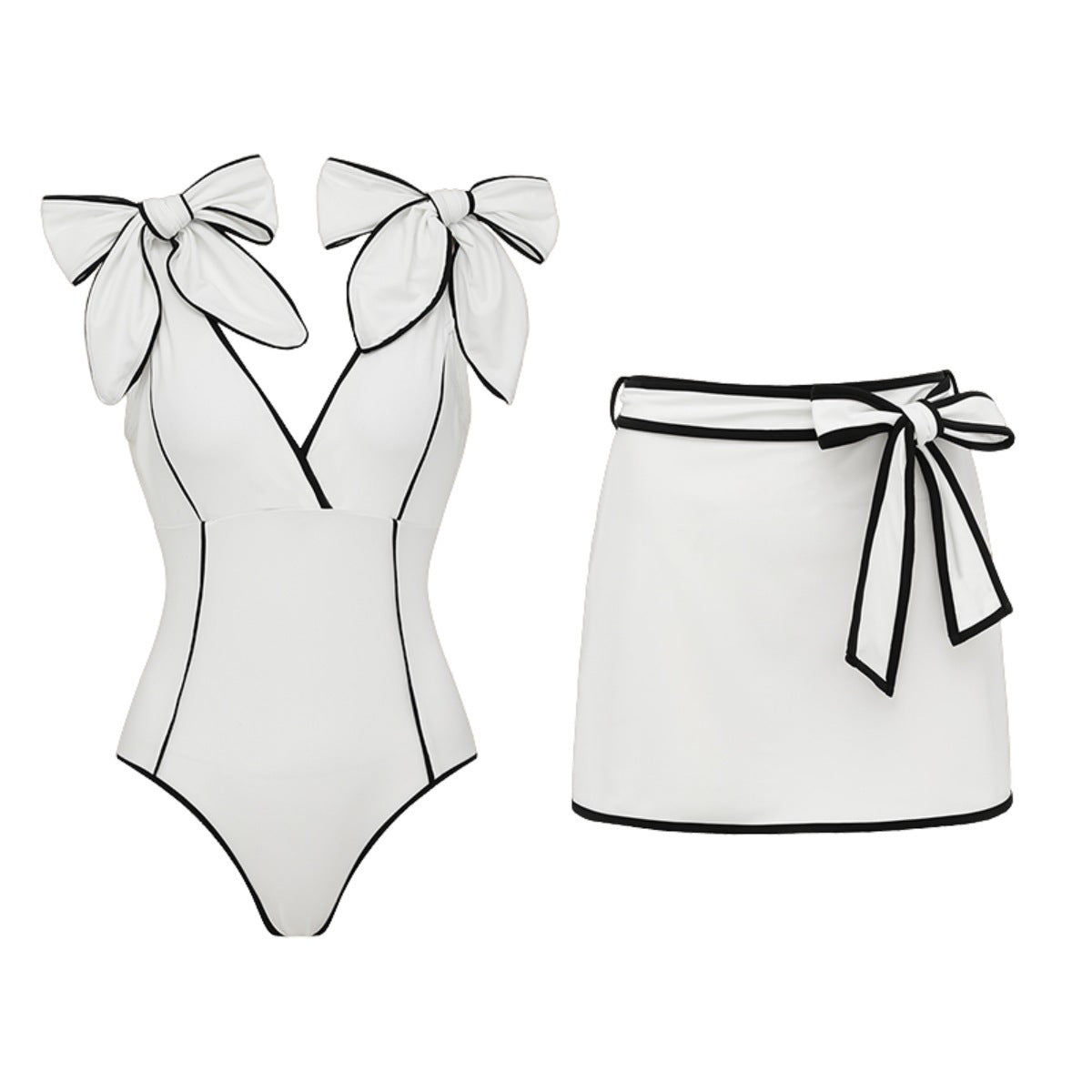 Sweet Girl Bow Swim Set
