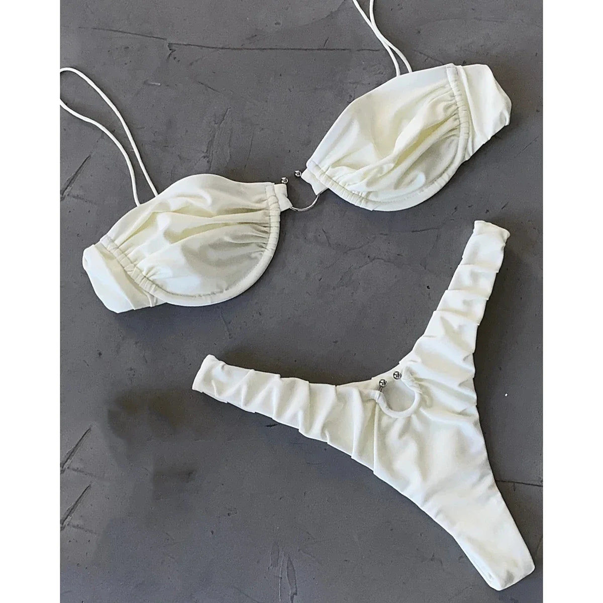 Sweet Girl Two-Piece Bikini 🍓 Flirty, Playful, and Effortlessly Cute