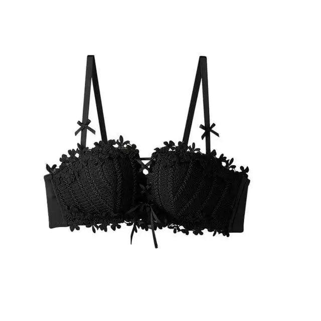 Floral Embroidery Lace Bralette