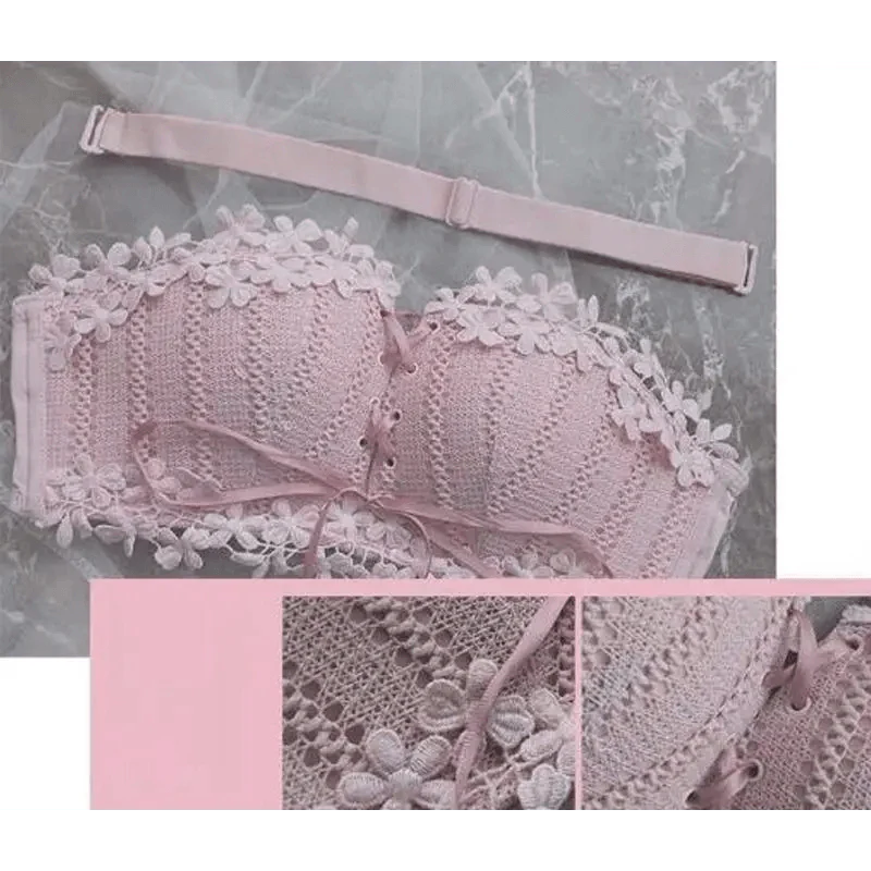 Floral Embroidery Lace Bralette